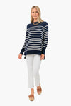 Navy Stripe Bar Harbor Sweater
