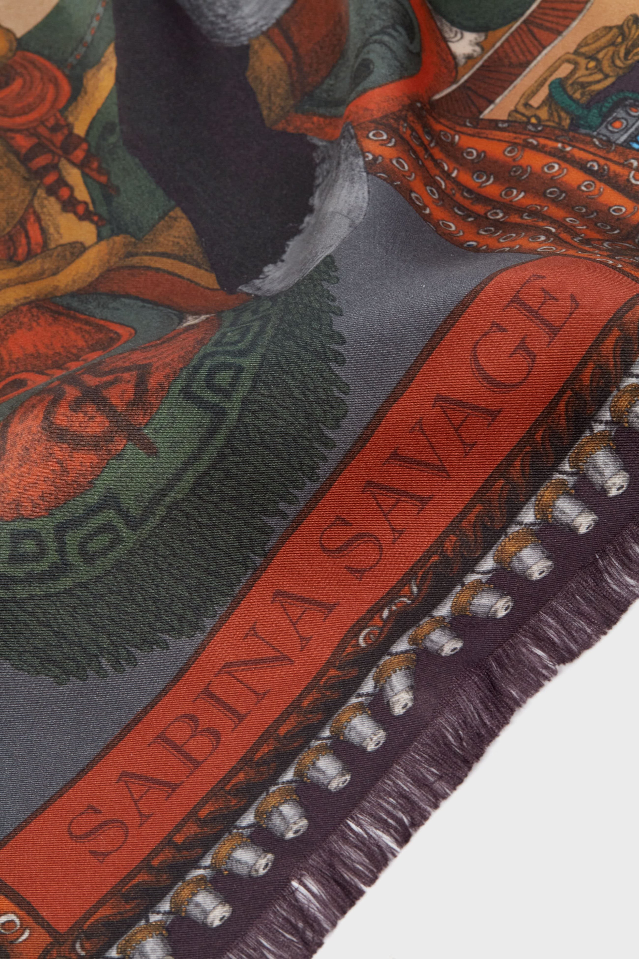 The Coal Cloud Wind Horse Large 135 cm Scarf