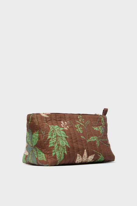 Woodland Floral Quilted Pouch