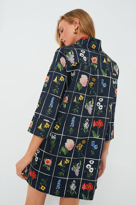 Navy Fresh Buds Megan Dress