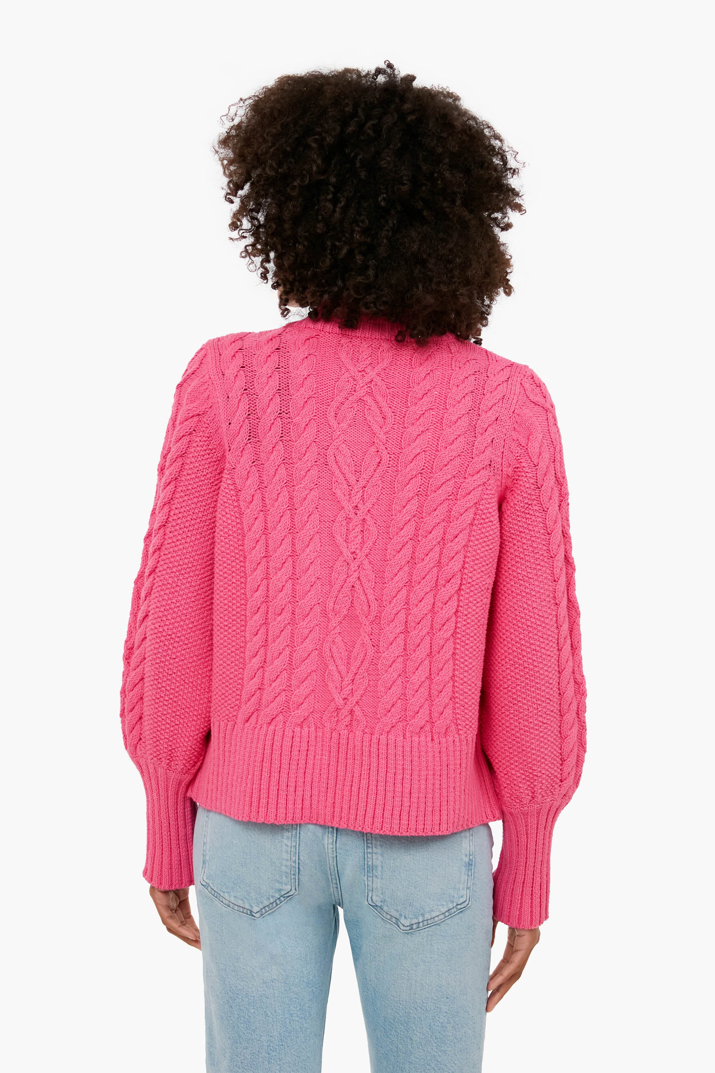 トゥンちゃんさん専用。ドゥロワー　コットンニット（春色ピンク） Hot Pink Cotton Colette Cardigan | Tuckernuck