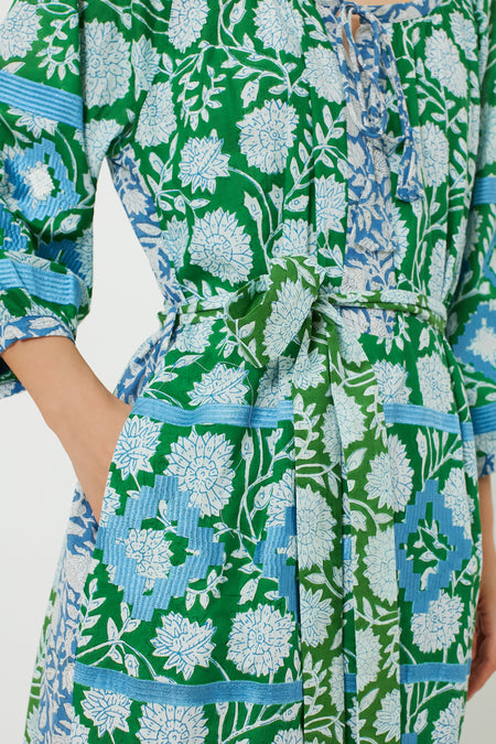 Sky Blue Mannar Kaftan