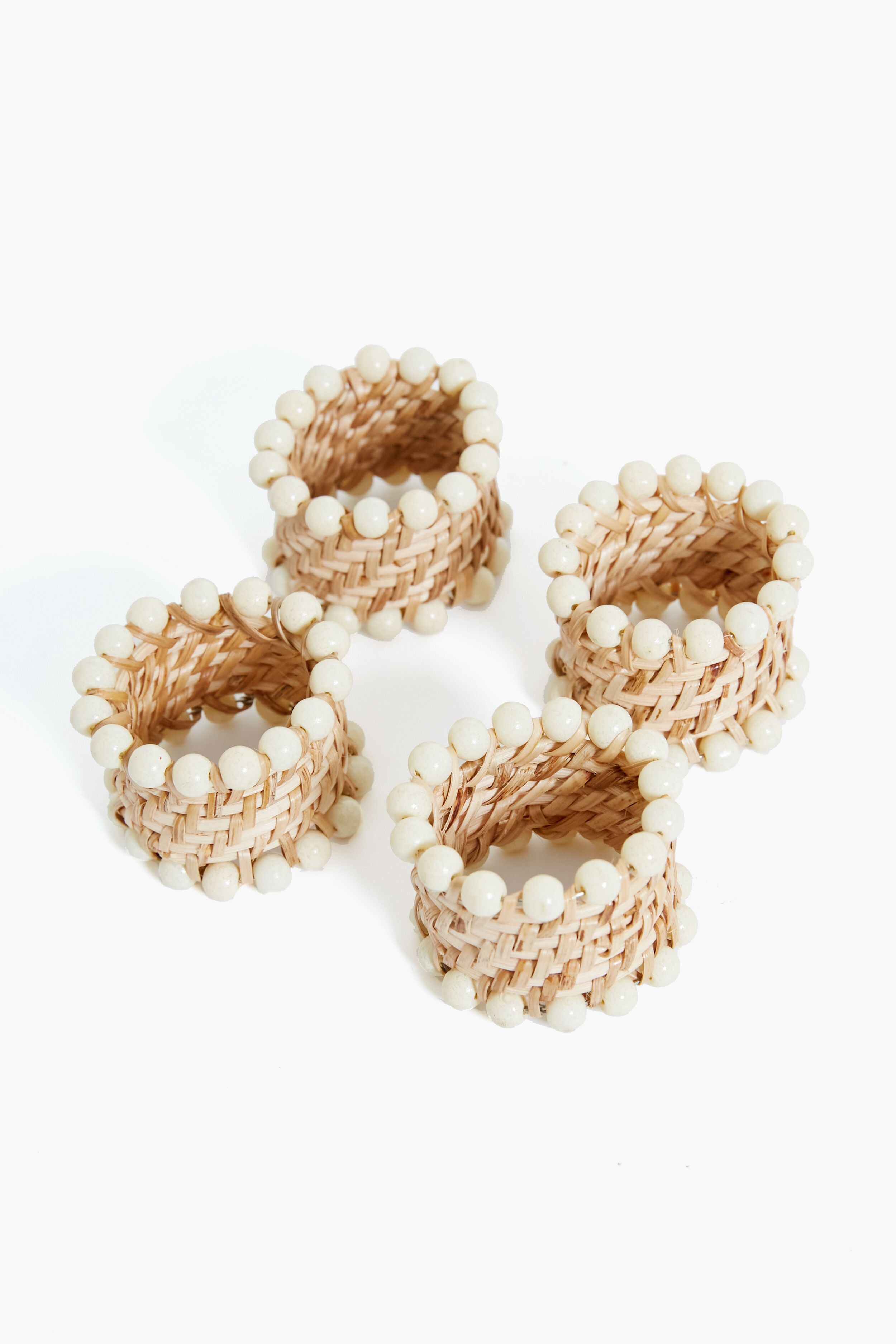 Wicker Napkin Ring (Set of 4)