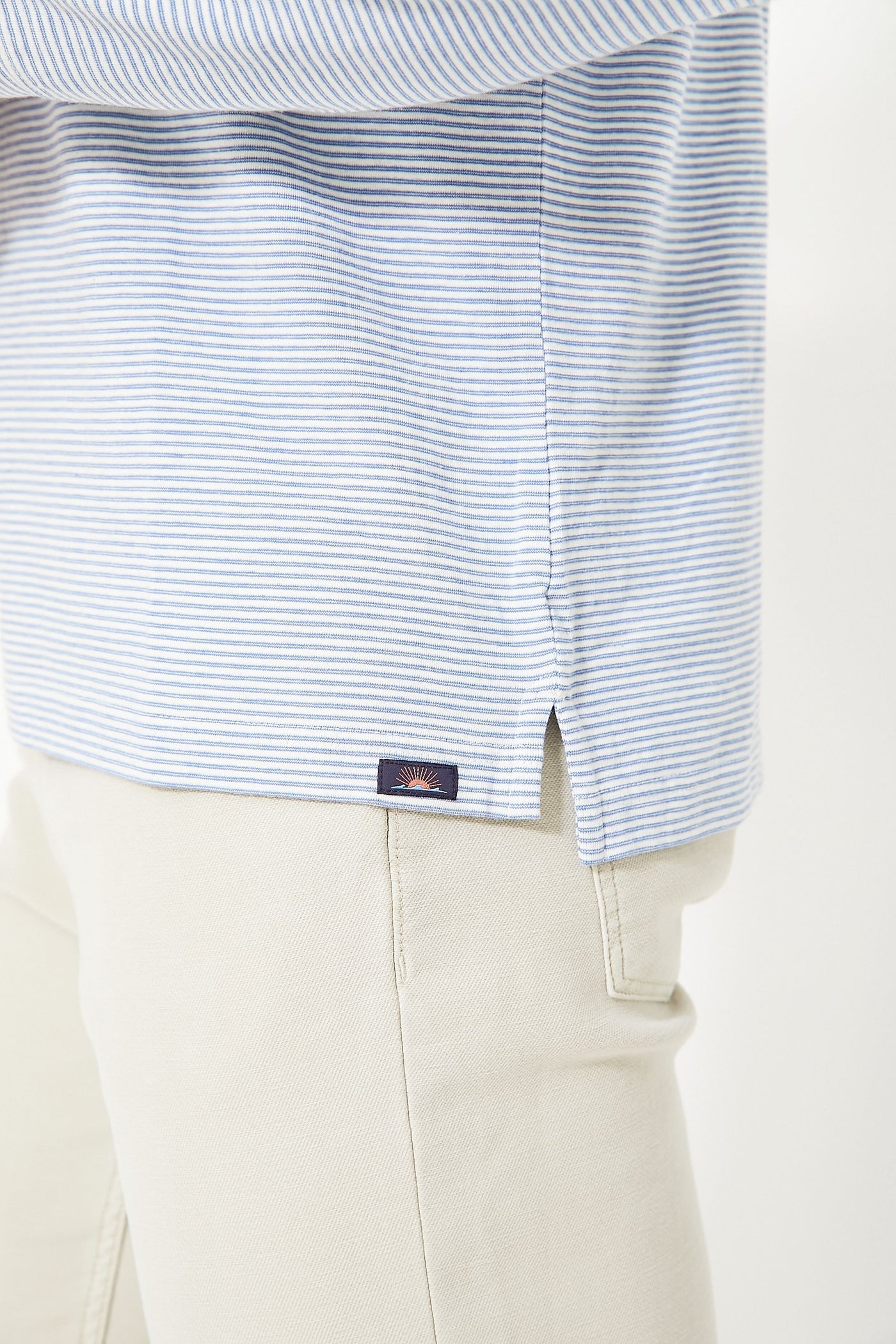 Madaket Stripe Long Sleeve Movement Polo