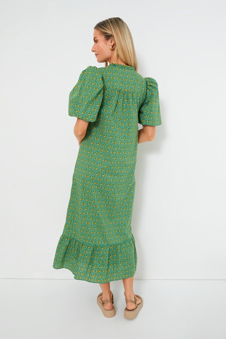 pretty little thing emerald green wrap dress Women's Emerald Green Frill Detail Pleated Midi Dress