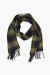 Classic Olive Tartan And Scarf Glove Gift Set