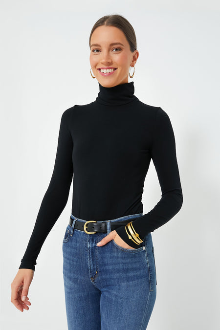 Black Aurora Long Sleeve Turtleneck Wolford