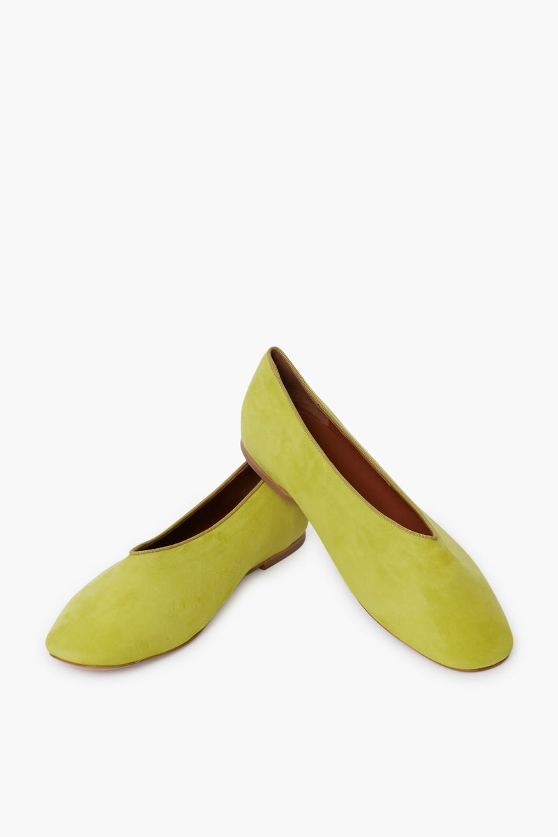 Citrine Suede Regency Slippers