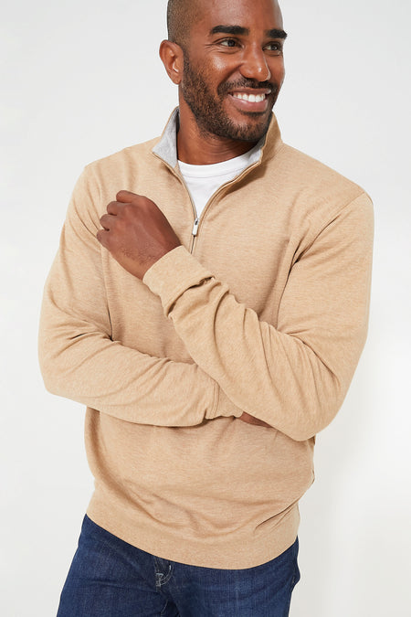 Irish Cream Crown Comfort Pullover Peter Millar - Main Image