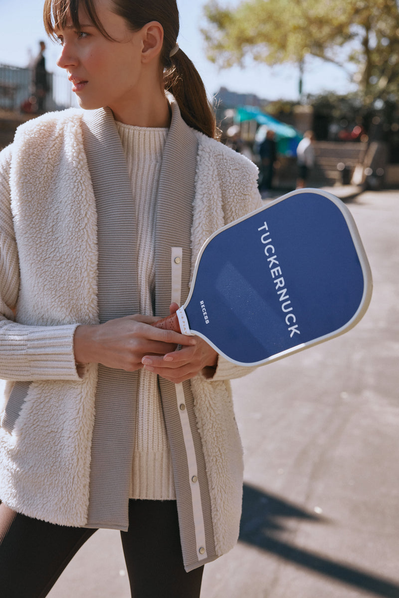 Dove Sandshell Covey Reversible Quilt Gilet