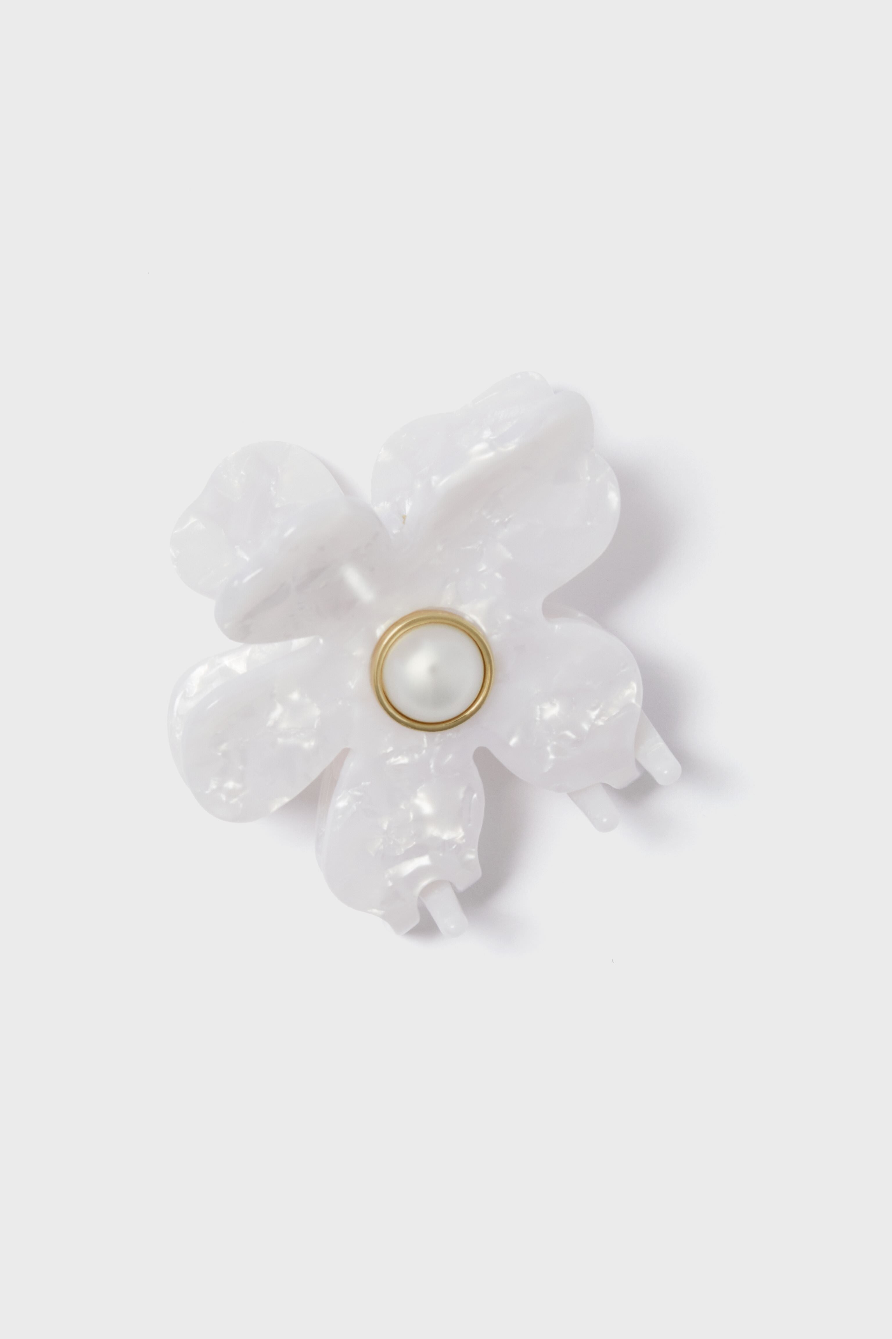 Mother of Pearl Lily Claw Clip | Lele Sadoughi display picture 1