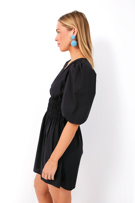 Black Valledoria Mini Dress