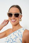 Rose Taupe Heather Sunglasses