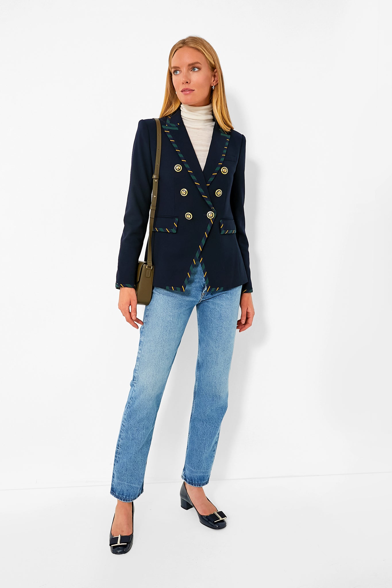 Navy Stripe Miller Dickey Jacket