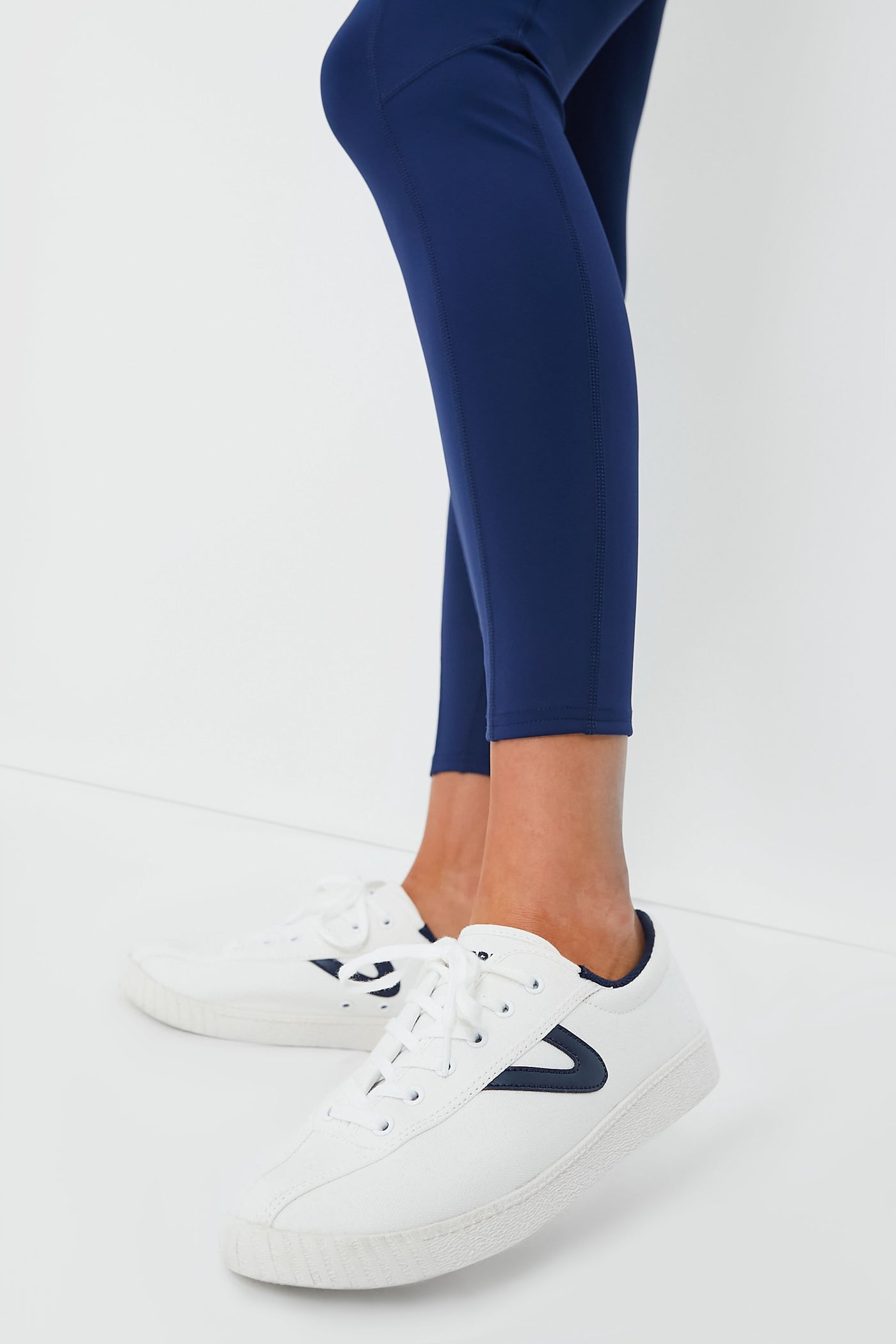 Women's Navy Nylite Canvas Sneakers