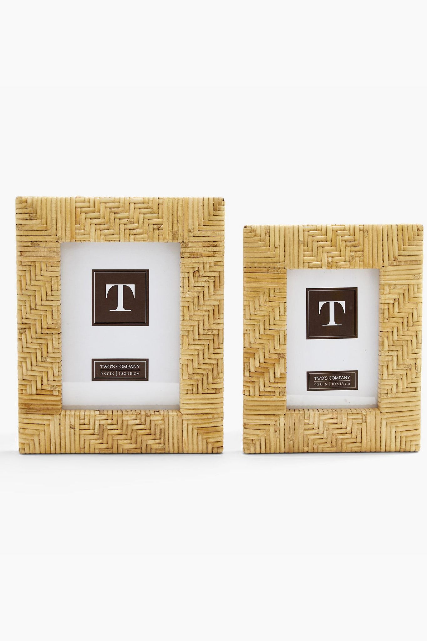 Zig Zag Rattan 5x7 Picture Frame exudes effortless, boho elegance. Featuring a hand-crafted rattan finish, it’s a classic, high-end addition for any home. Perfect for fun, stylish decor.