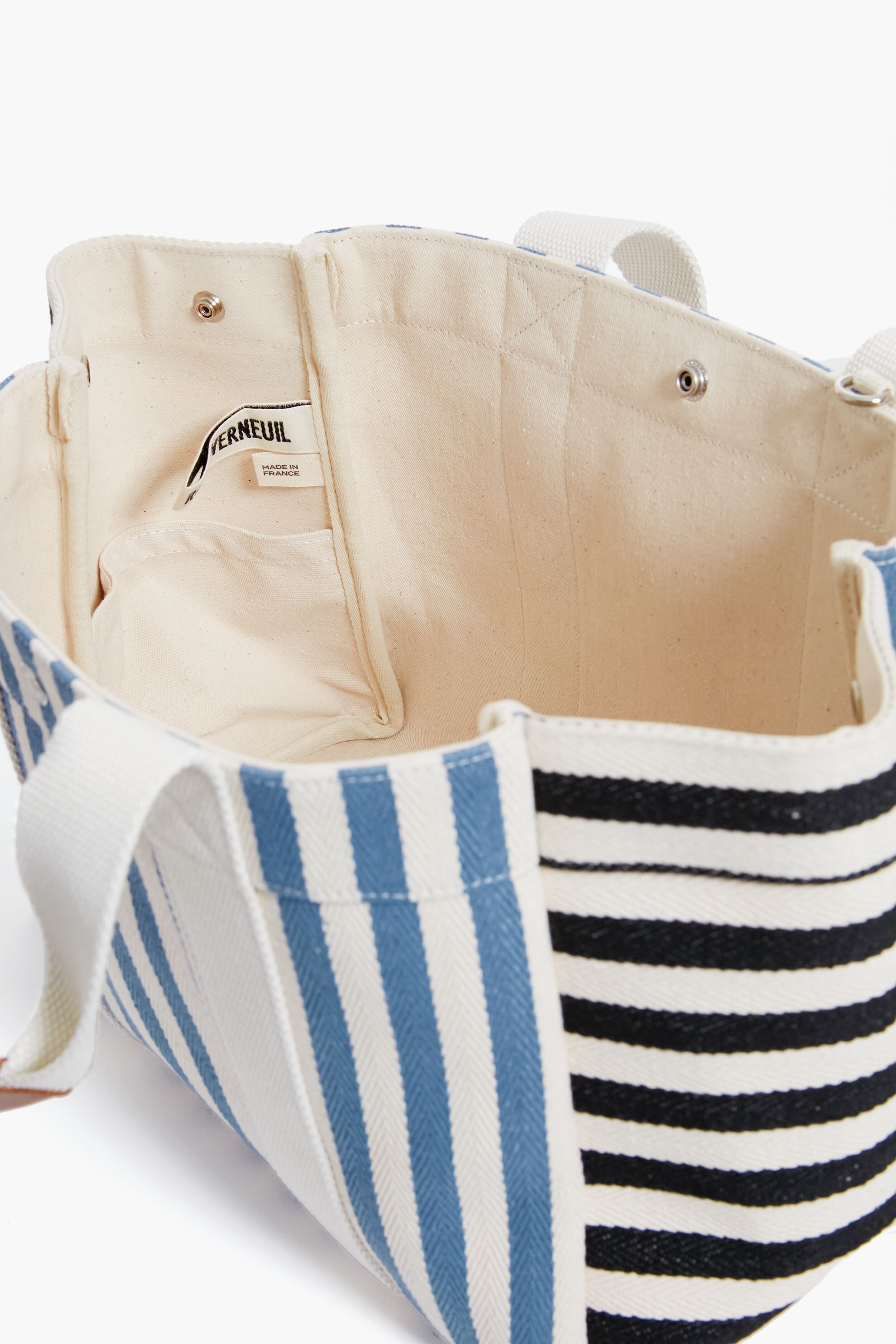 Blue and Black Parcours M Palais Royal Tote