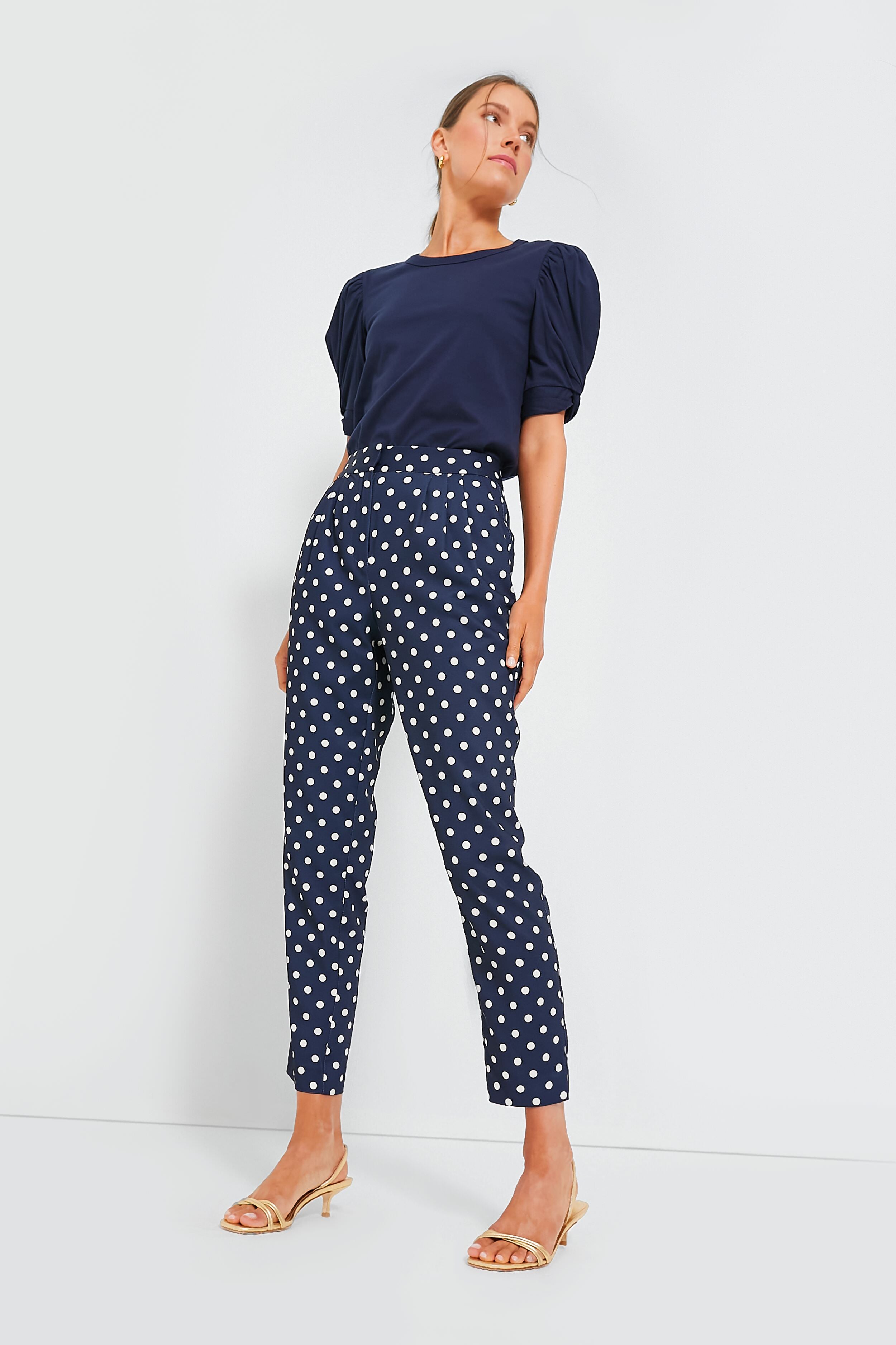 スーツ・フォーマル・ドレス niana flocky dot pants dress M niana flocky dot pants dress M Oriana Black Polka Dots