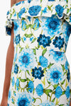 Summer Garden Blue Farrah Cotton Dress