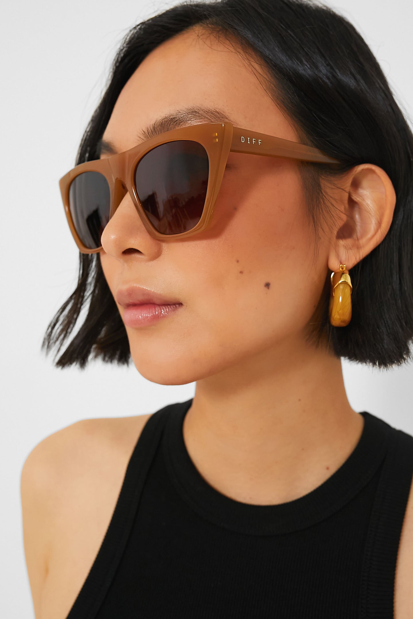 Salted Caramel and Brown Avril Sunglasses