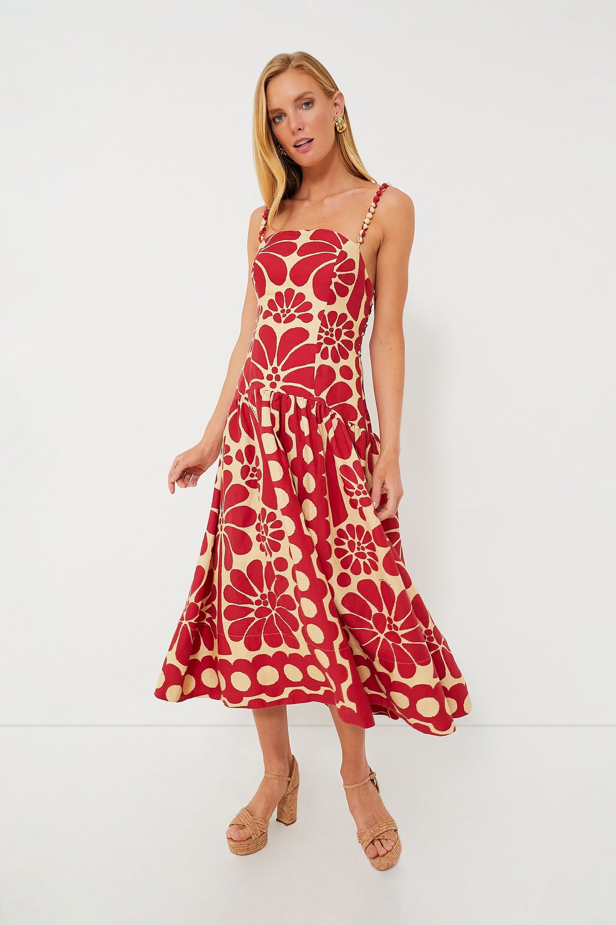 Palermo Red Sleeveless Dress | Farm Rio