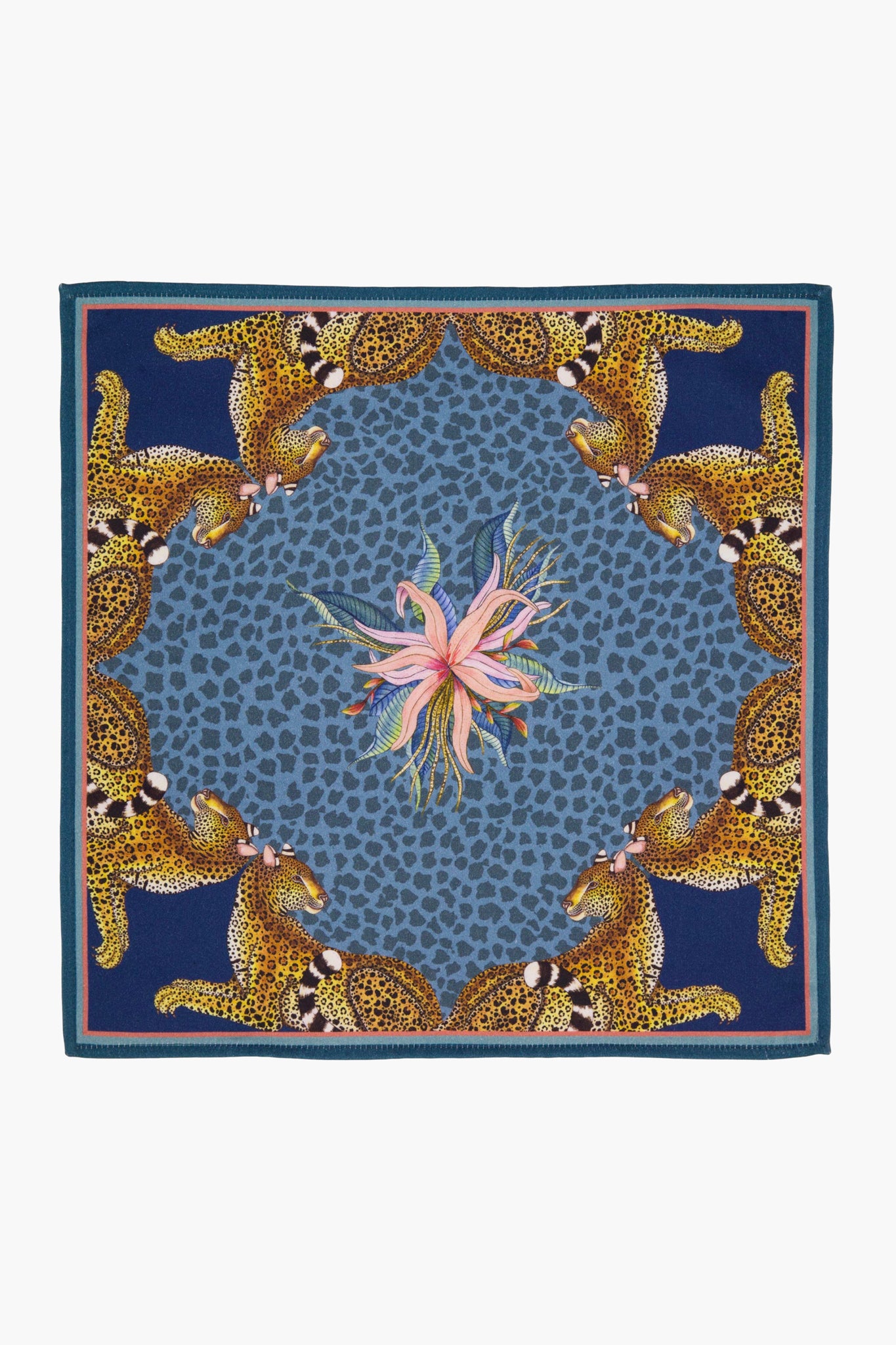 Frost Leopard Lily Napkins (Set of 2)