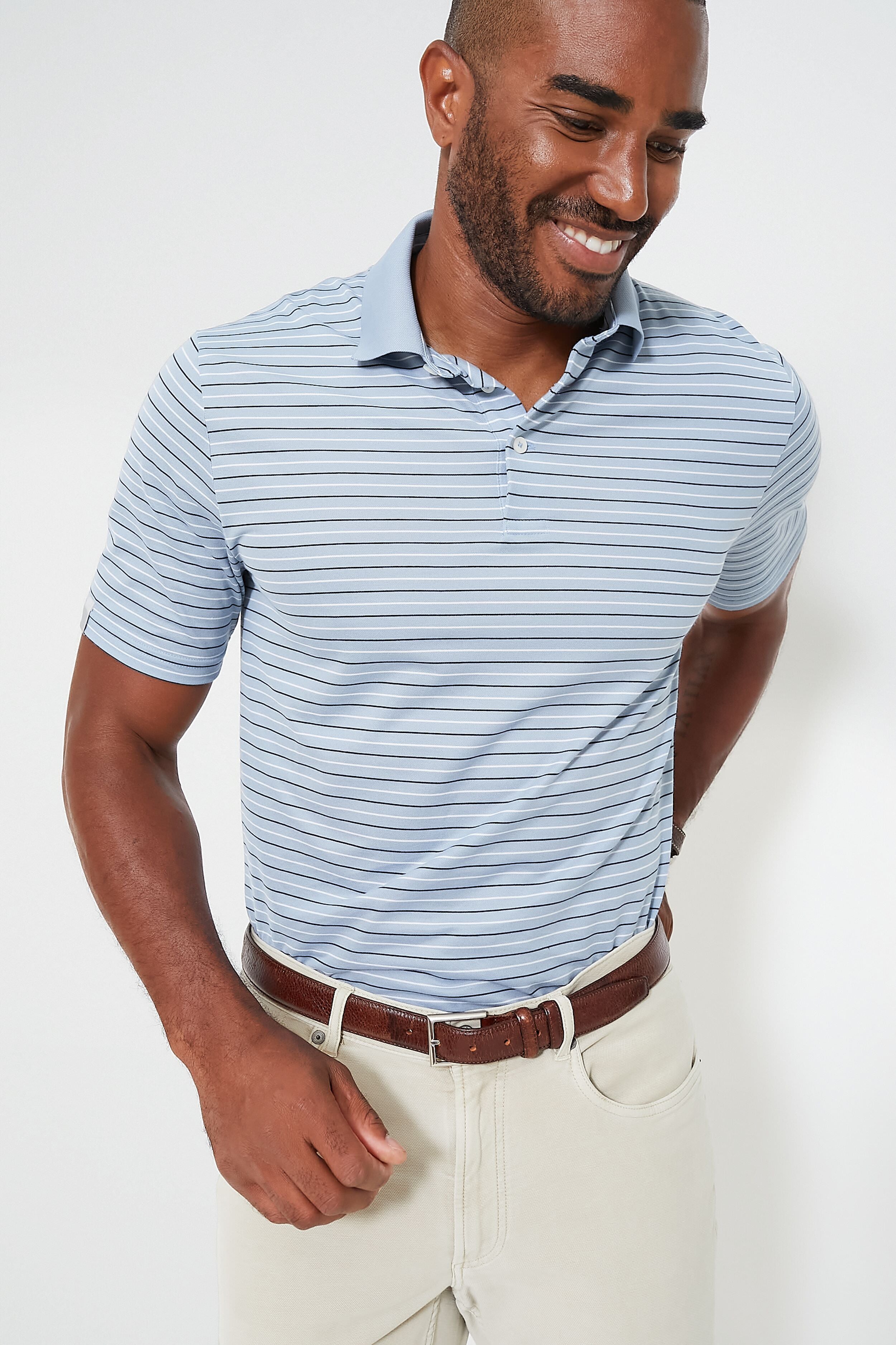 Polo Ralph Lauren Pinstripe Button Up Shirt, New