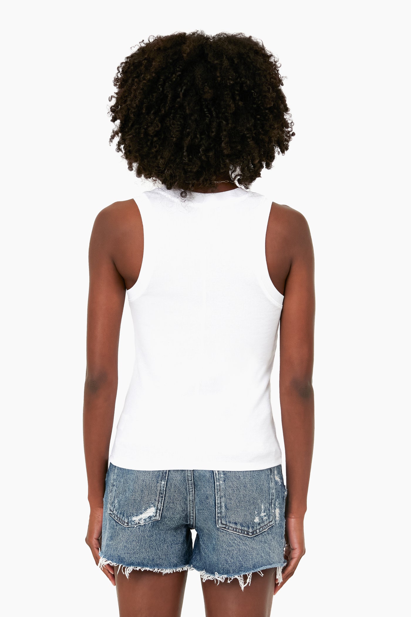White Sirena Rib Tank