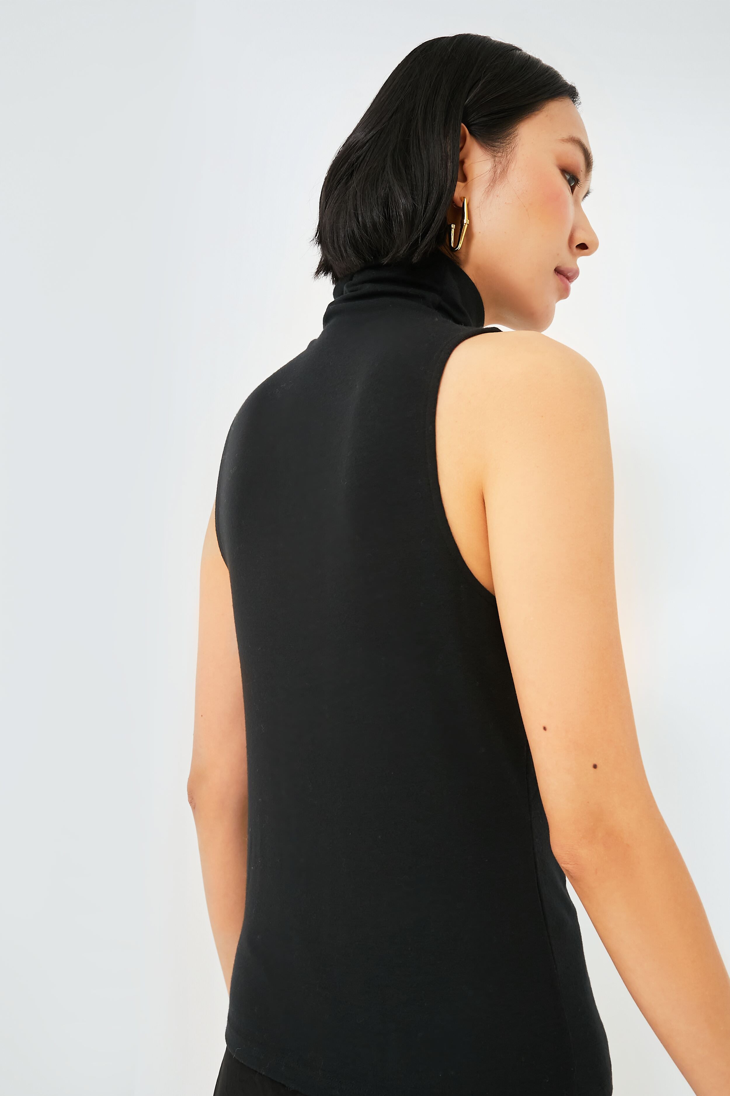 Vince Lasercut Sleeveless buy Turtleneck Blo