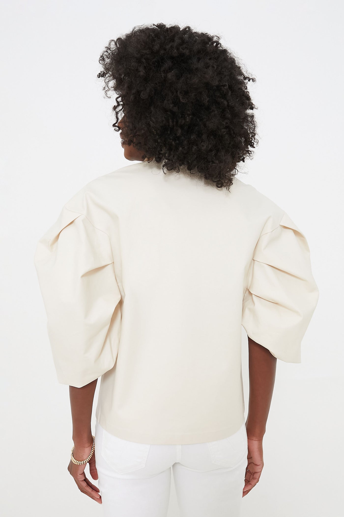 Cream Sady Top