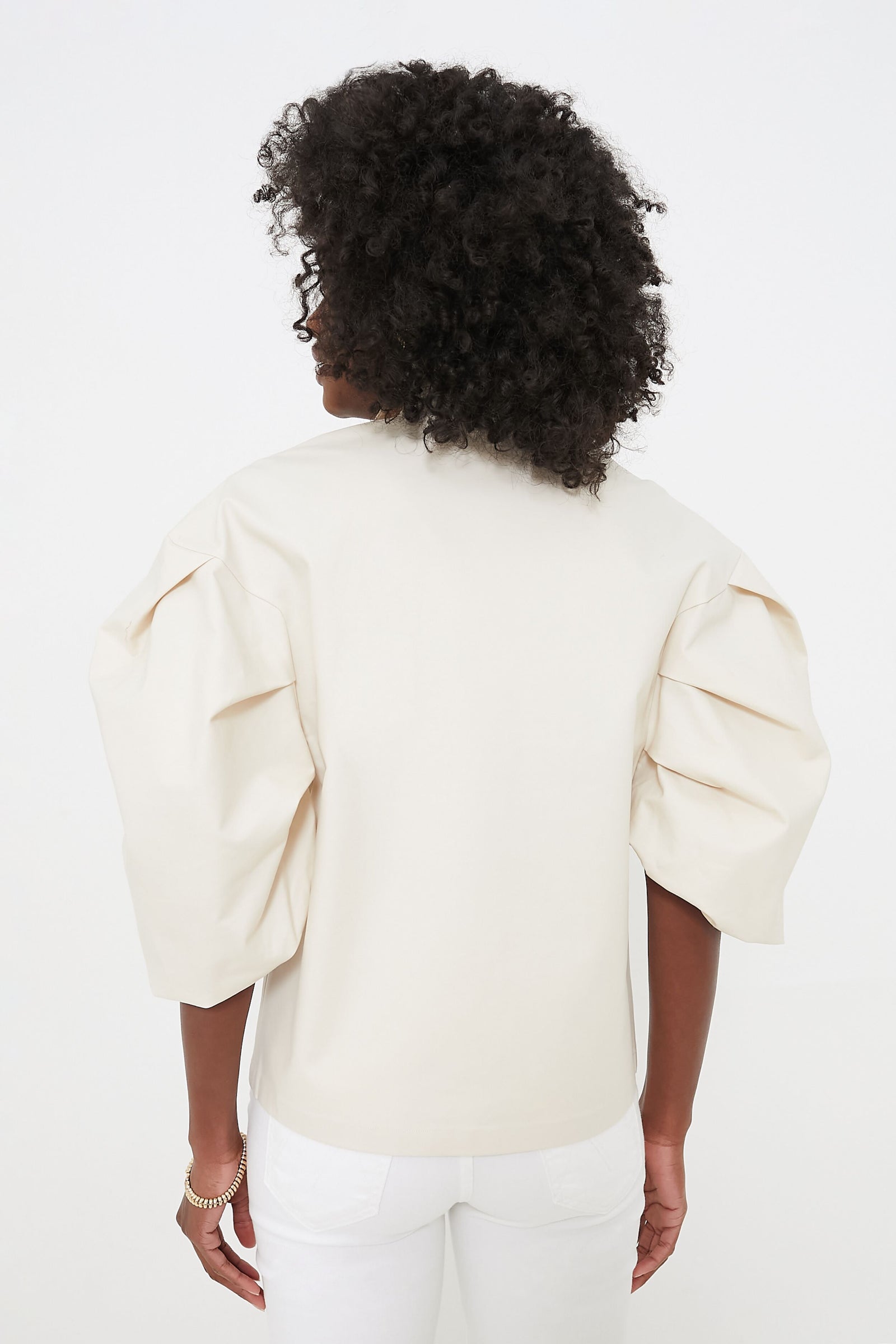 Cream Sady Top