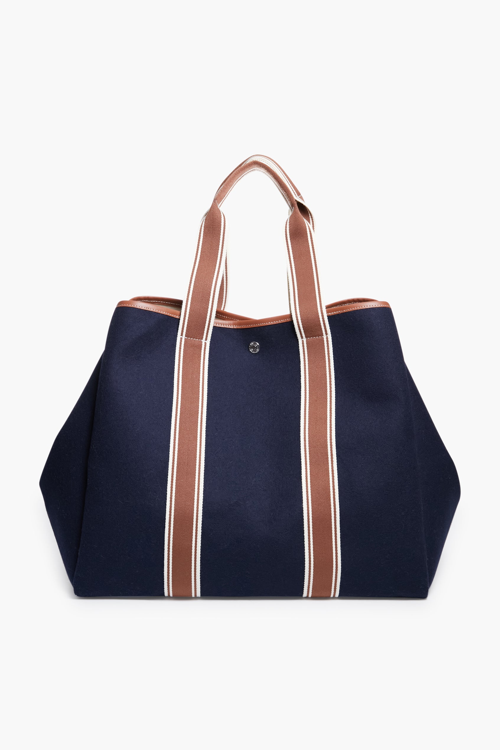 Navy Traversee L Flannel Cruise Tote