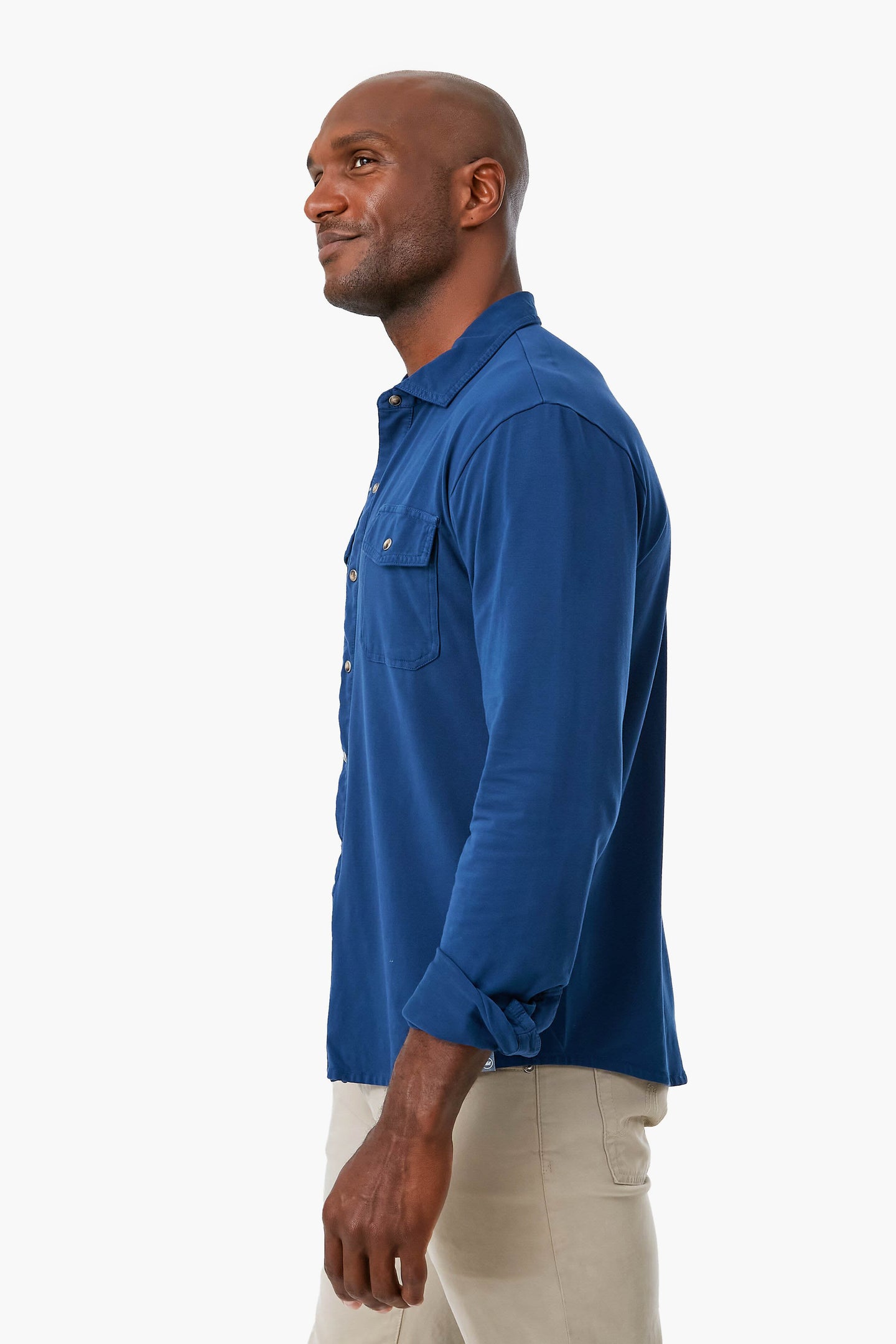 Atlantic Blue Lava Wash Jersey Shirt