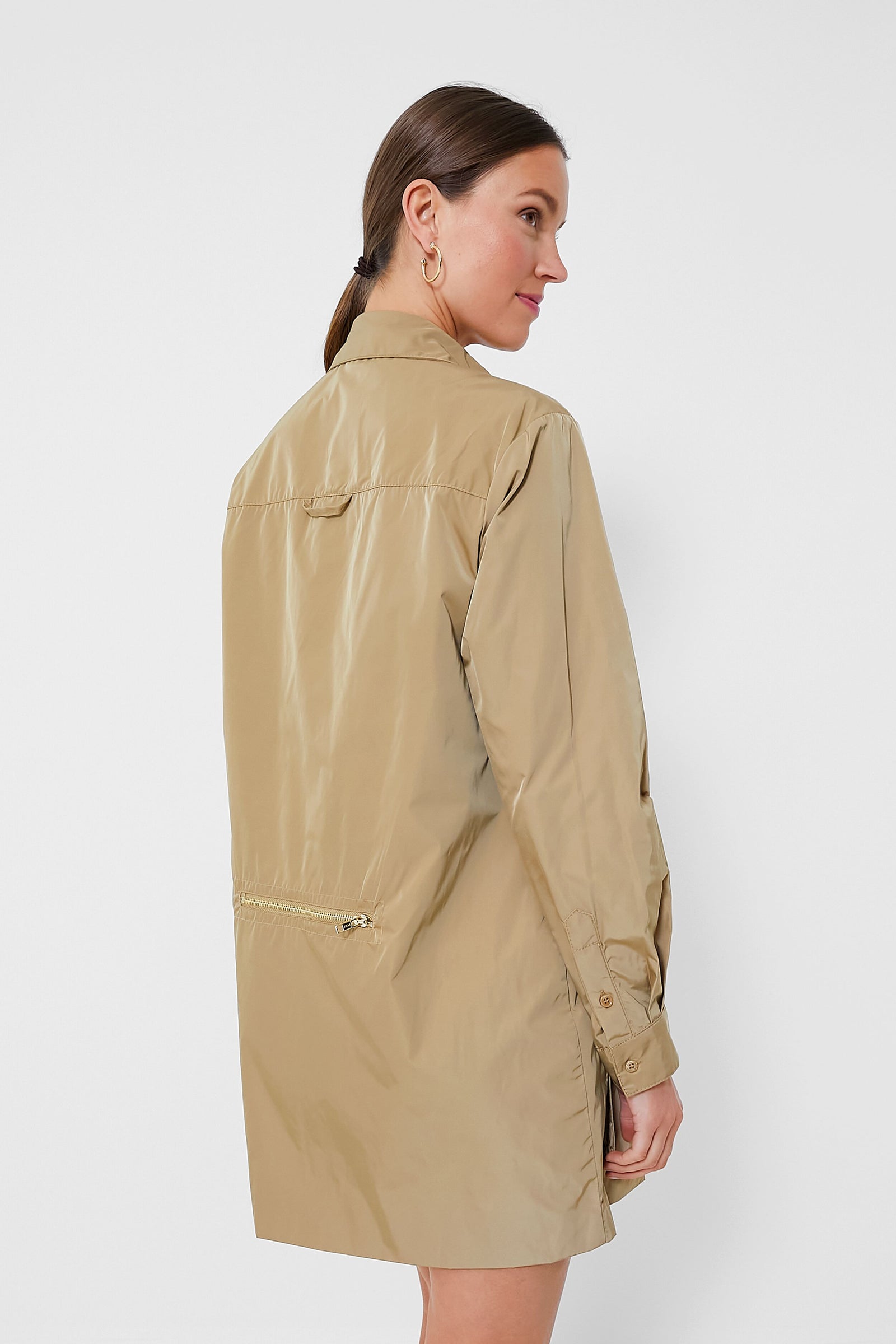 Khaki Backpack Dress