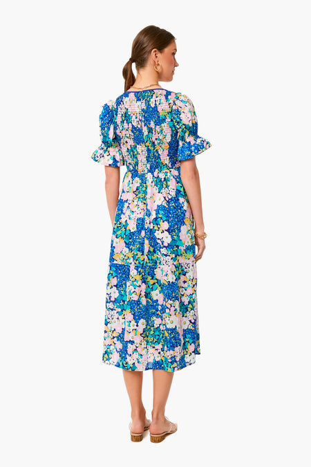 Floral V Neck Sussex Dress