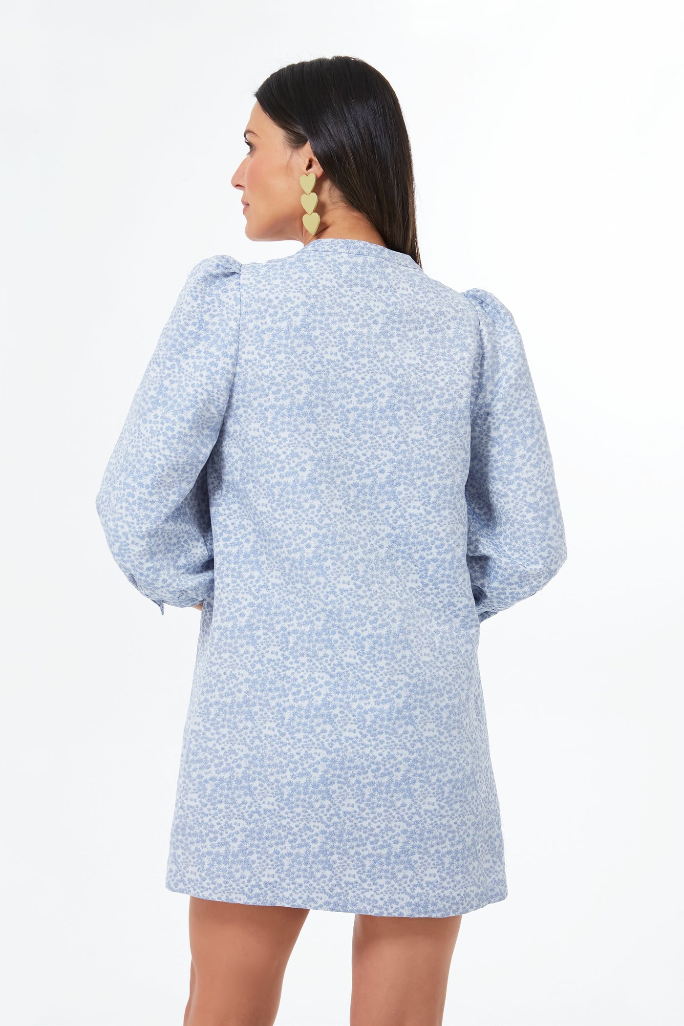 blue blossom jacquard samantha dress Tuckernuck | Dresses | Pomander Place Blue Blossom Jacquard Samantha Dress Size S