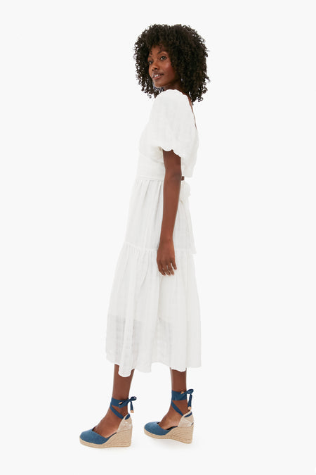White Sydney Midi Dress