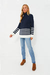 Navy Striped Sankaty Turtleneck