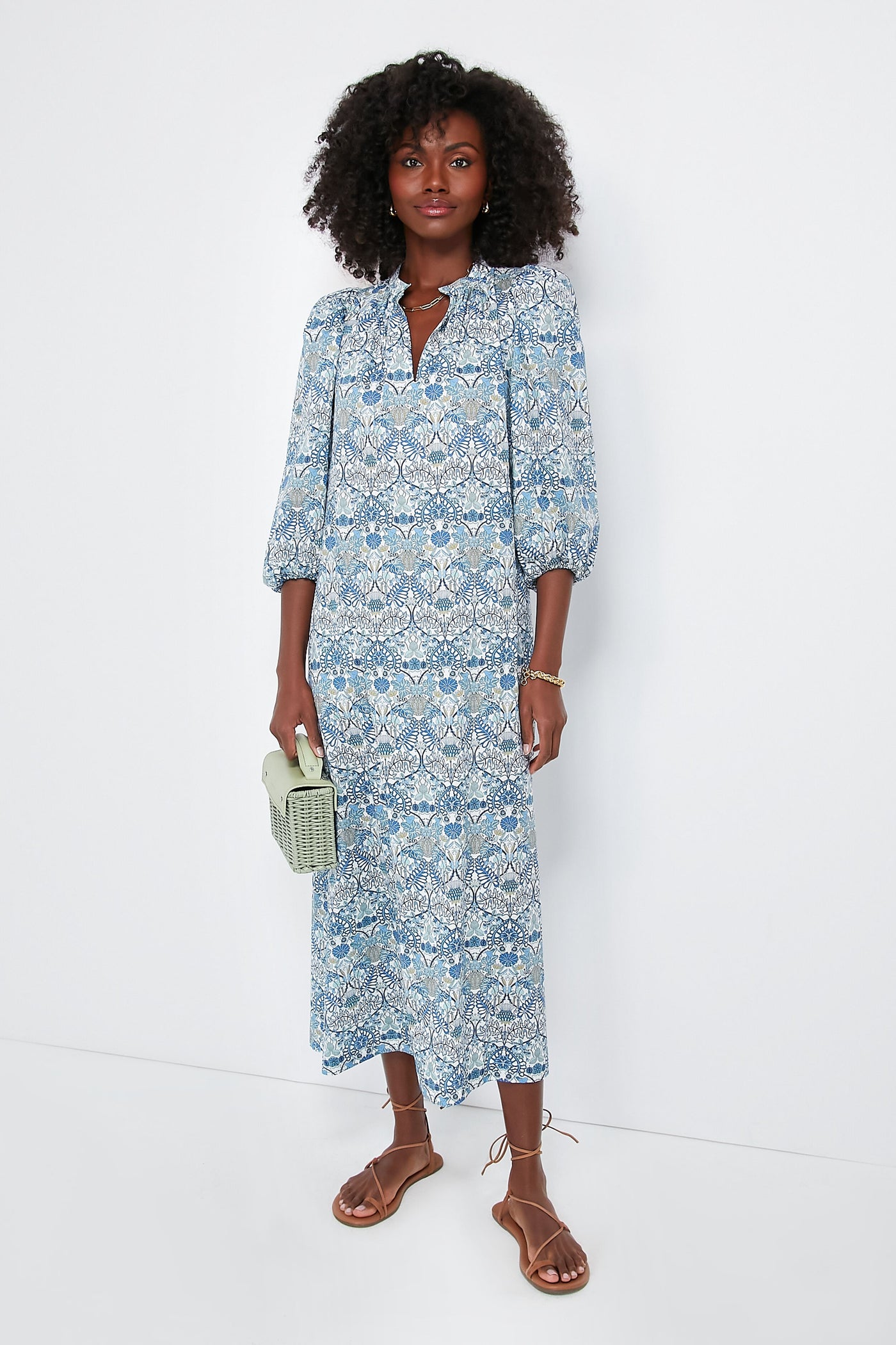 Blue Morris Allotment Maya Dress