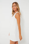 White Textured Myla Romper
