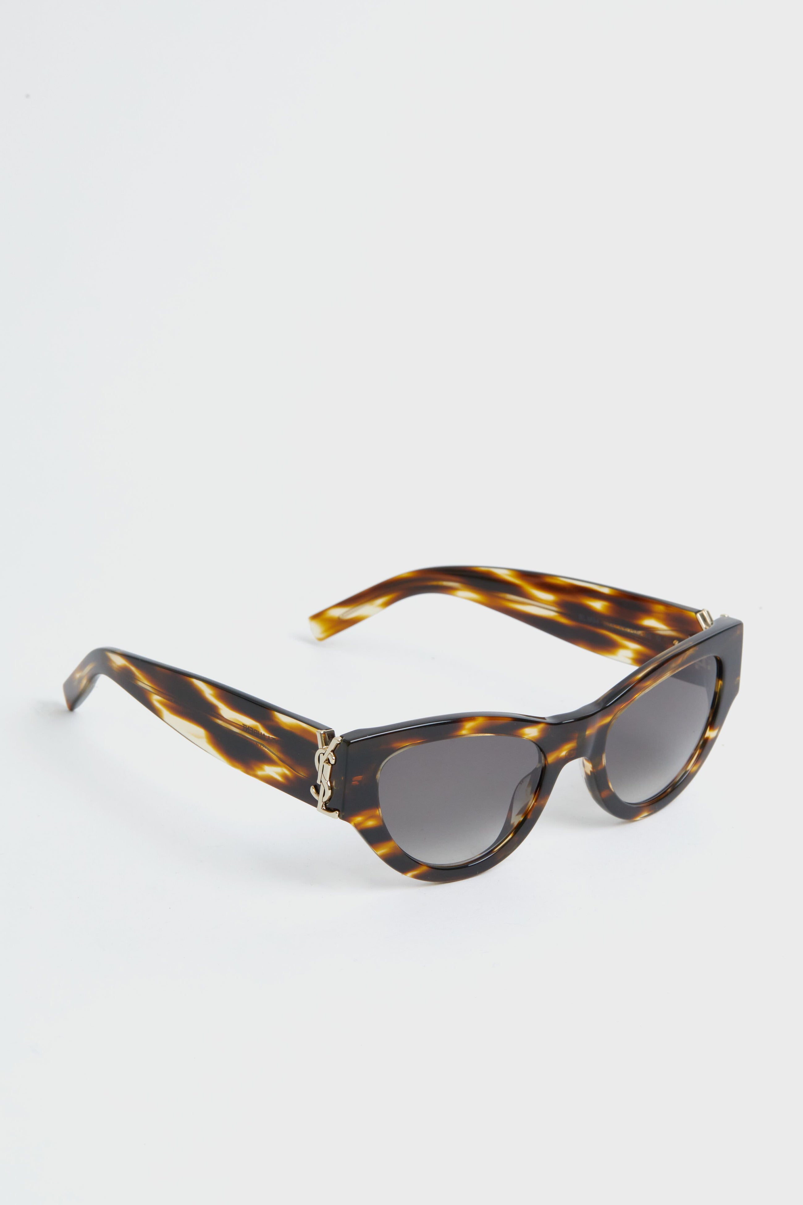 Havana Monogram Cat Eye Sunglasses