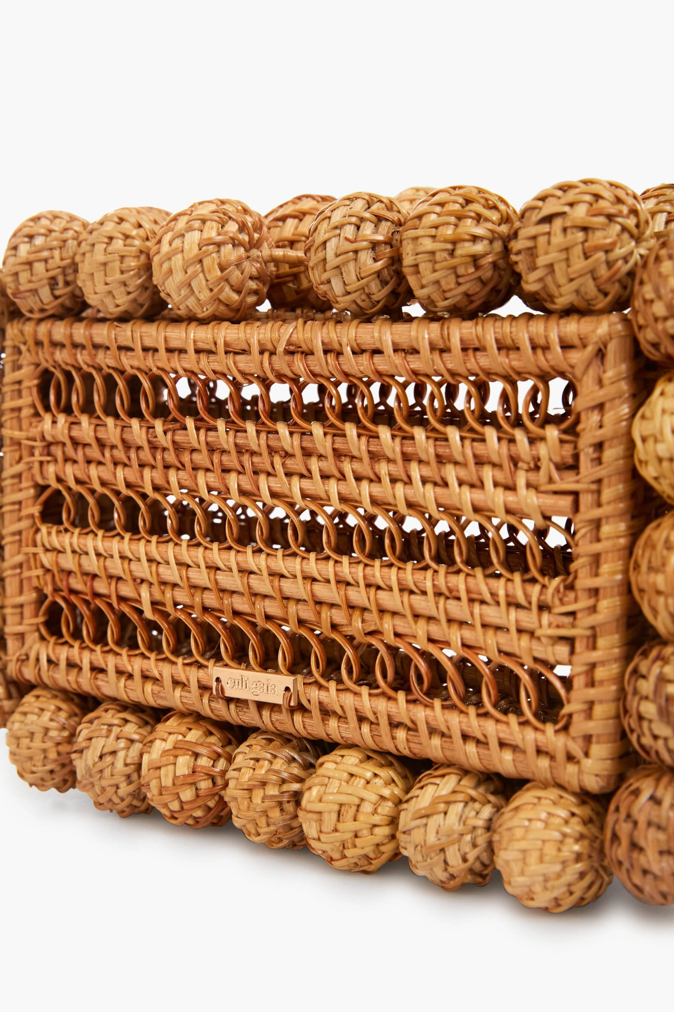 EOS Natural Rattan Clutch