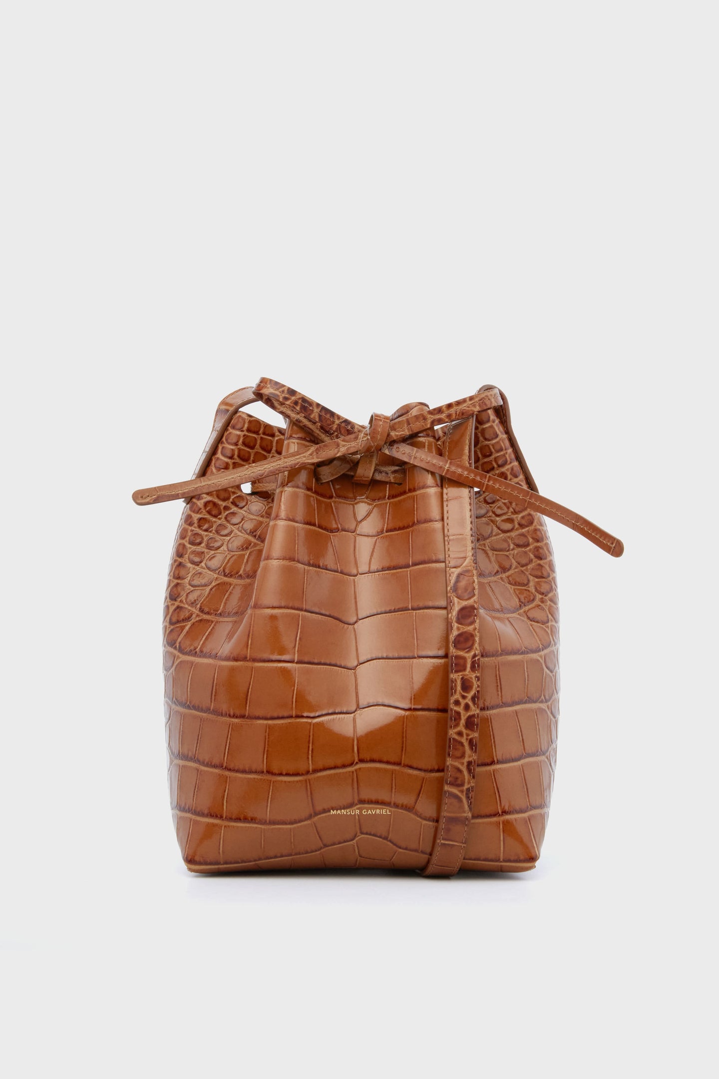 Amaretti Croc Mini Bucket Mansur Gavriel - Main Image