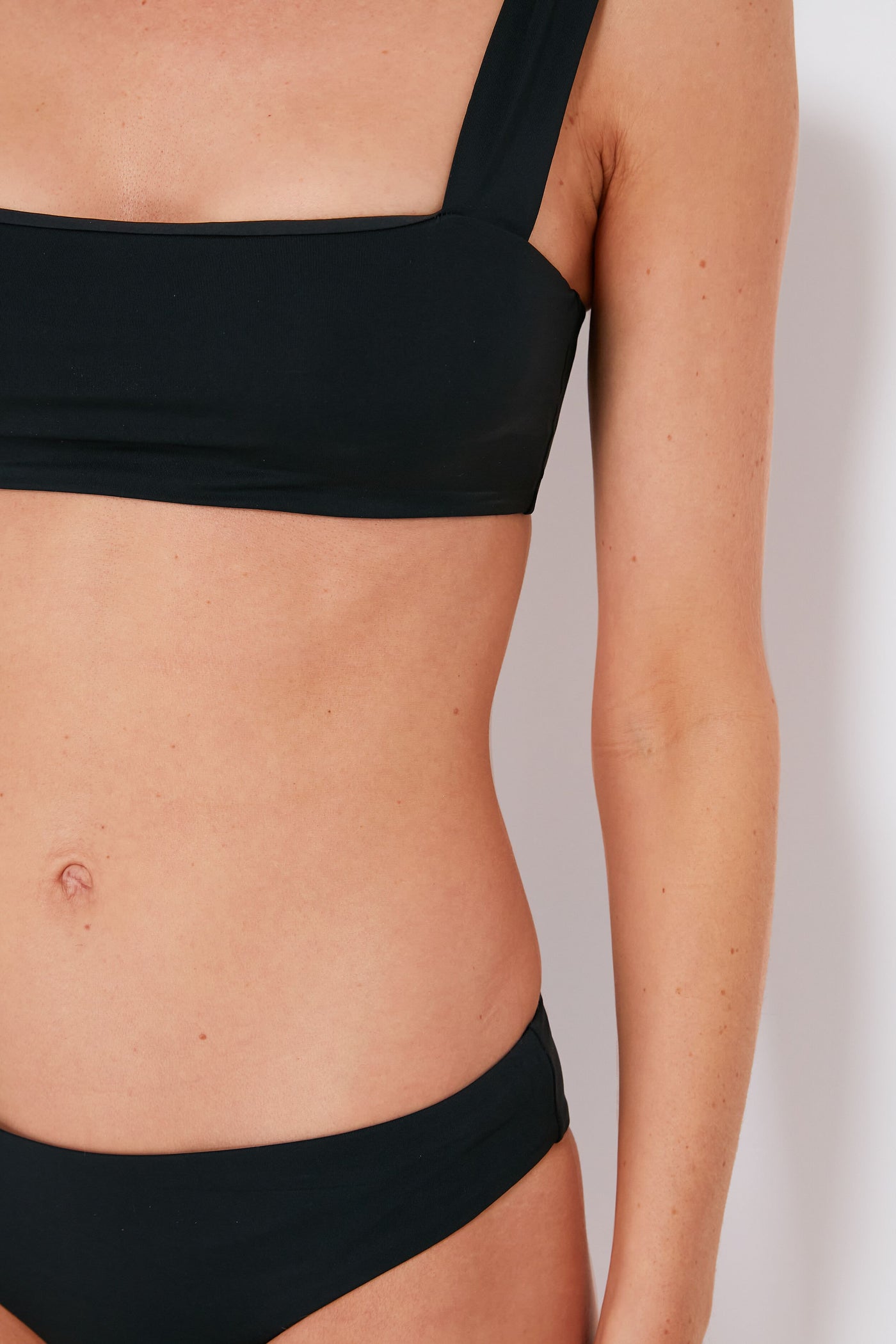 Black Bandeau Swim Top