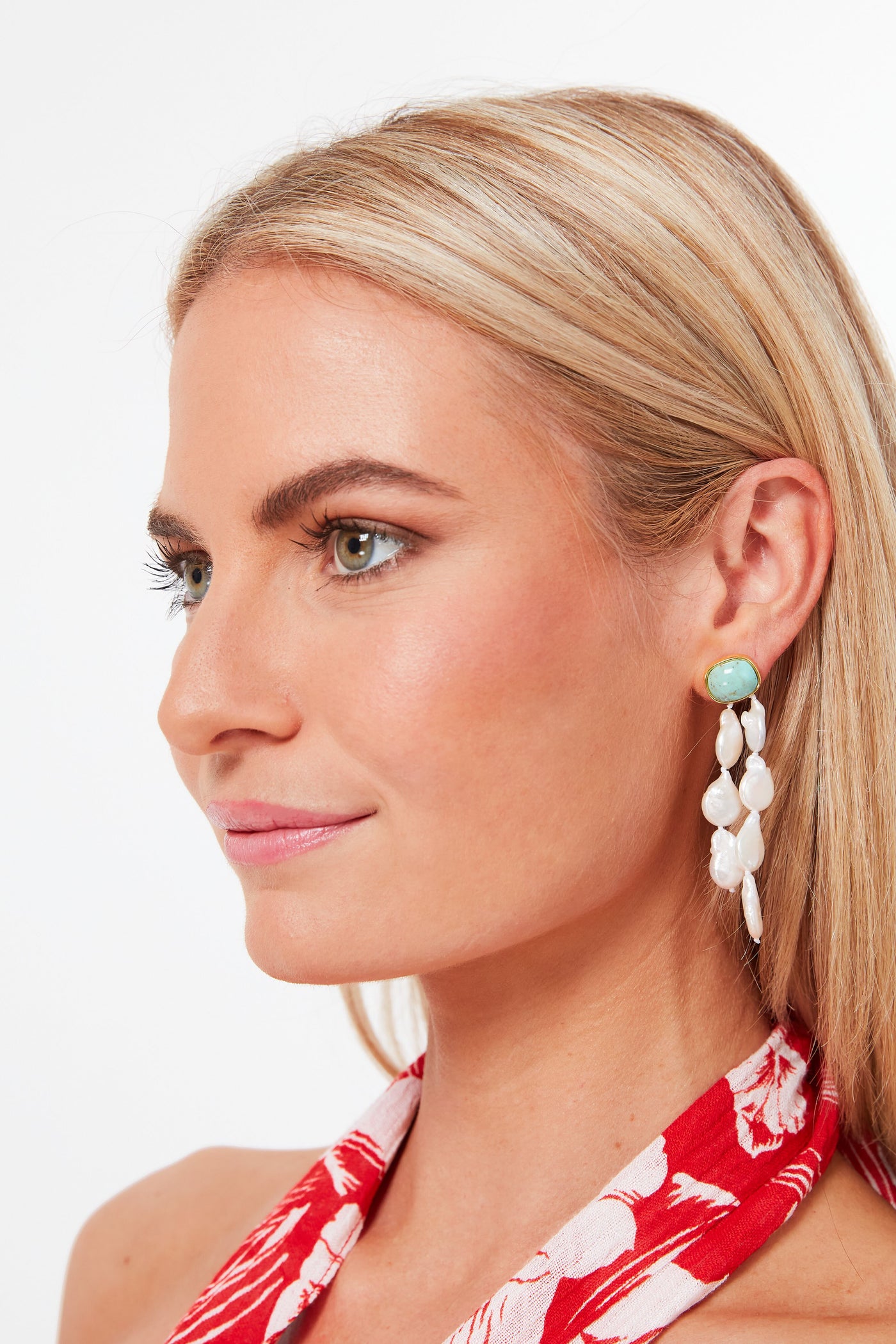 Turquoise Holiday Earrings