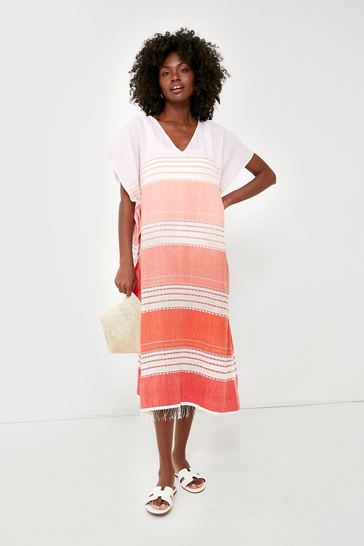 Tangerine Eshal Classic Caftan