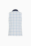 Provincial Plaid Sleeveless Caroline Polo