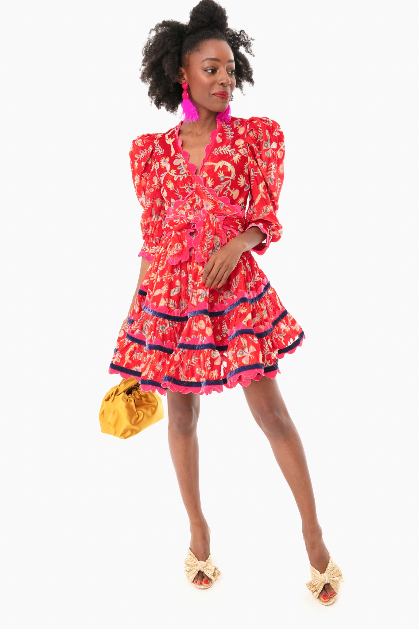 Gladys Rik Rak Mini Dress | CeliaB