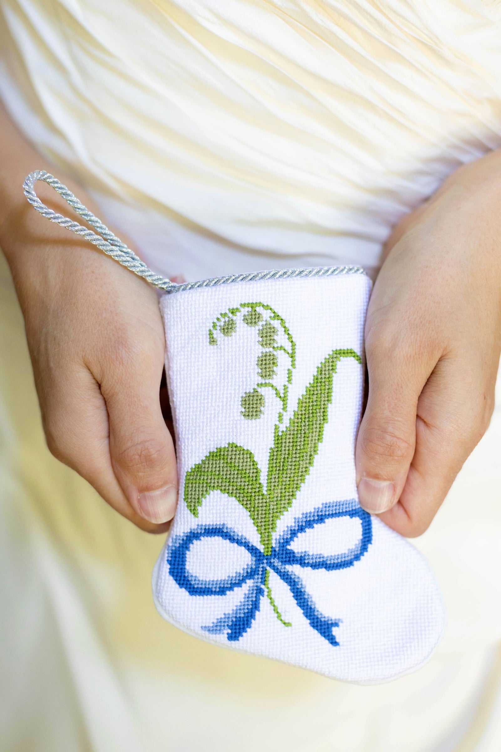 Lily of the Valley Christmas Mini Stocking