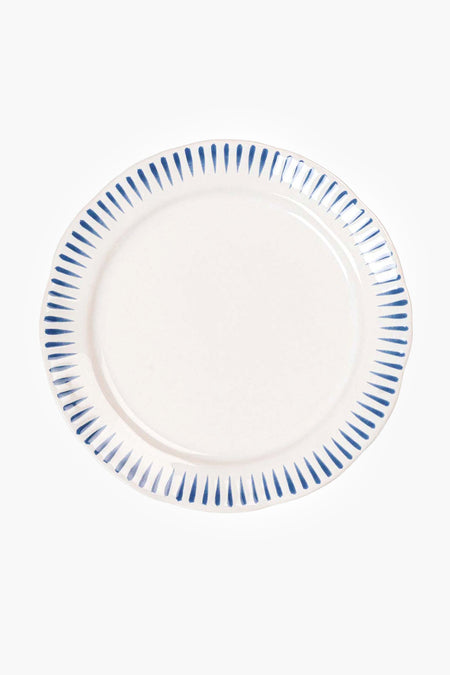 Sitio Stripe Dinner Plate Delft Blue